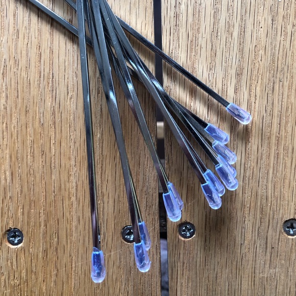 NWOT Set Of 12 Metal Skewers 15” Long Outdoor Grilling Barbecue Kabobs - Picture 2 of 3